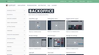 BackOffice | ShopKeep Support