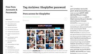 Shoplyfter password | Free Porn Accounts & Passwords