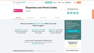 Shopmium.com Coupons - Save w/ Feb. 2019 Deals & Discounts