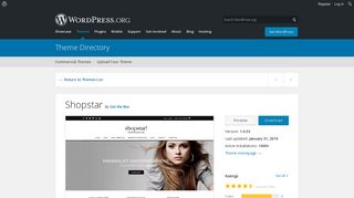 Shopstar | WordPress.org