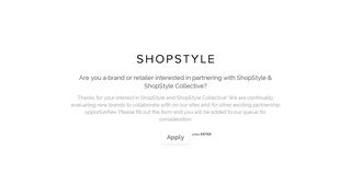 ShopStyle Retailer Request Form
