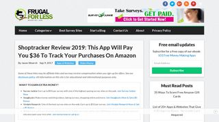 Shoptracker Review 2019: Earn $36 To Track Your Amazon Purchases