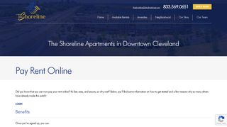Pay Rent Online - The Shoreline Apartments Downtown Cleveland, Ohio