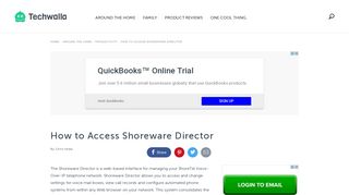 How to Access Shoreware Director | Techwalla.com