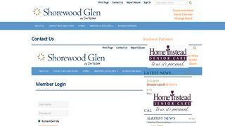 Contact Us - Shorewood Glen