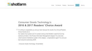 Shotfarm - The Product Content Network™