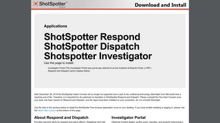 Alerts Console & Investigator Portal | ShotSpotter Flex