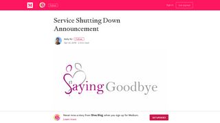 Service Shutting Down Announcement - Shou Blog - Shou.tv