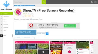 Shou.TV (Free Screen Recorder) 0.40.9 for Android - Download