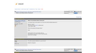What is the Default Admin Password? - Winamp & Shoutcast Forums