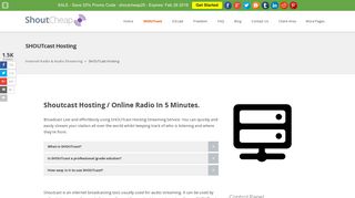 SHOUTcast Hosting | Internet Radio & Audio Streaming