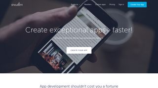Shoutem: Mobile app builder for native iOS and Android apps