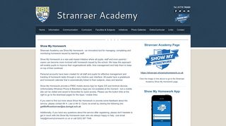 Show My Homework - Stranraer Academy