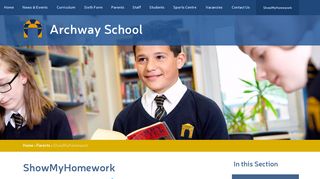 ShowMyHomework - Archway School
