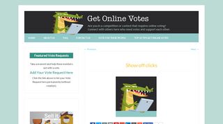 Show off clicks - Get Online Votes