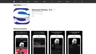 Showcase Cinemas - U.S. on the App Store - iTunes - Apple