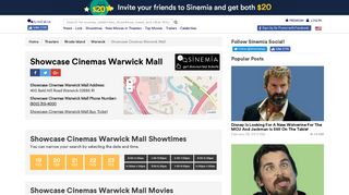 Showcase Cinemas Warwick Mall The Mule showtime - Sinemia