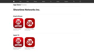 Showtime Networks Inc. Apps on the App Store - iTunes - Apple