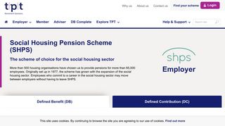 SHPS DB Pension Scheme - Employers | TPT Retirement Solutions