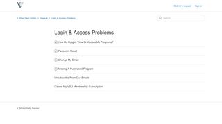 Login & Access Problems – V Shred Help Center