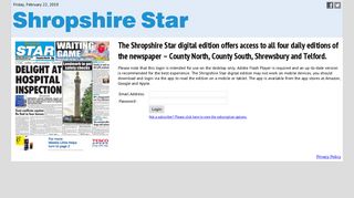 Shropshire Star Digital Editions