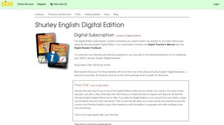 Learn more about the Digital Edition. - Shurley English