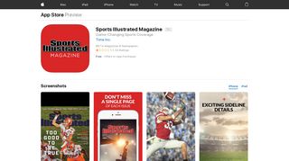 Sports Illustrated Magazine on the App Store - iTunes - Apple