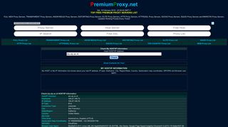 Check sia.uty.ac.id HOST/IP Information - PremiumProxy.net