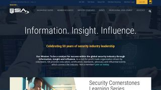 Security Industry Association | Information. Insight. Influence.