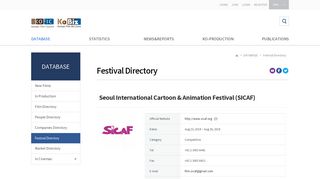 Seoul International Cartoon & Animation Festival (SICAF) - KoBiz