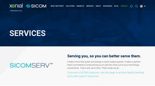 Services - SICOM : SICOM