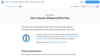 Get to know 1Password for Mac - 1Password Support