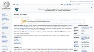 Siebel Systems - Wikipedia