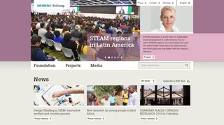 Siemens Stiftung - Website