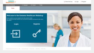 Siemens Healthcare Webshop
