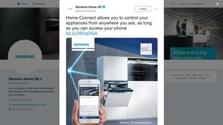 Siemens Home UK on Twitter: 