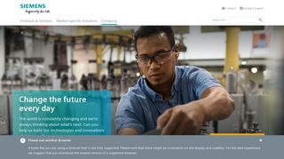 Homepage | Siemens Jobs & Careers | Company | Siemens