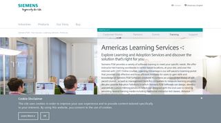 Siemens PLM Software - Training: Americas