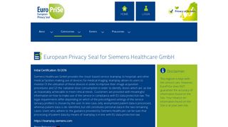 Siemens Healthcare / Teamplay - EuroPriSe