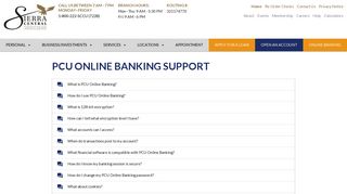 PCU Online Banking Support - Sierra Central Credit UnionSierra ...