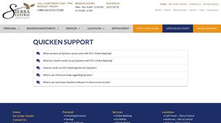 Quicken Support - Sierra Central Credit UnionSierra Central Credit ...