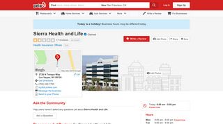 Sierra Health and Life - 15 Reviews - Health Insurance Offices - 2720 ...