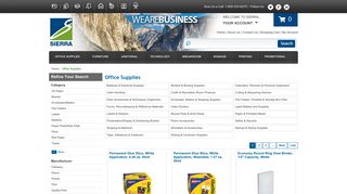Office Supplies - Sierra Office Systems & Products Inc.