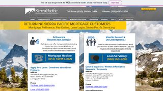 Sierra Pacific Mortgage Customer Service | MyHomeLoan | Loan ...