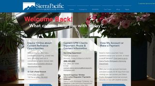 Customer Service Tools | Sierra Pacific Mortgage