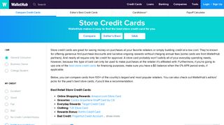 Store Credit Cards - WalletHub