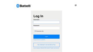 Login Home - Bluetooth SIG