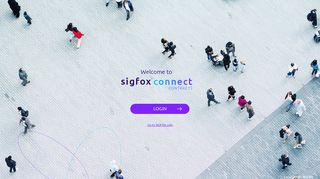 Login Page - SIGFOX CONNECT | Contracts