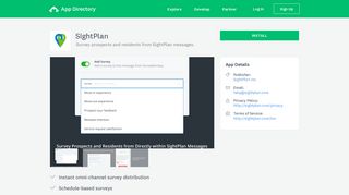 Apps | SightPlan - SurveyMonkey