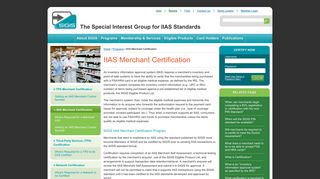 SIGIS | IIAS Merchant Certification